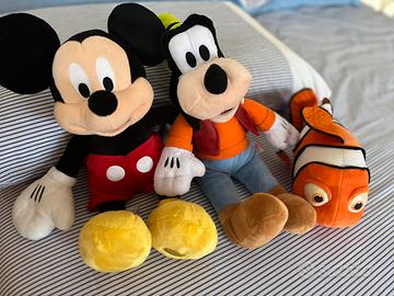 Topolino pippo nemo peluches originali