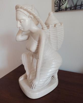 Statuetta artigianale Somala in sepiolite