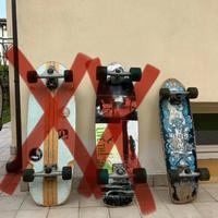 Skateboard mini long + rampa Graw