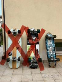 Skateboard mini long + rampa Graw