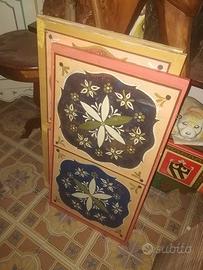 Antico pannello di carro marchigiano