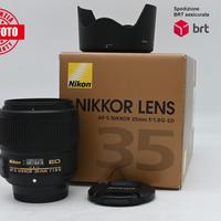Nikon AF-S 35 F1.8 G ED FULL FRAME (Nikon)