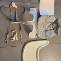 Stokke Tripp Trapp babyset+cuscino+cinture+vassoio