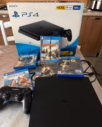 PlayStation 4 più 5 giochi