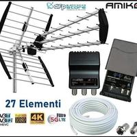Kit Antenna Tv Esterna Digitale Terrestre UHF