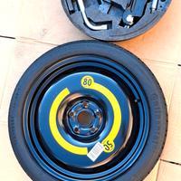 ruotino 125/70 r18 vw audi kit attrezzi