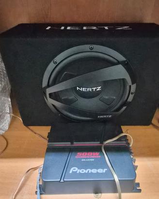 subwoofer + amplificatore 