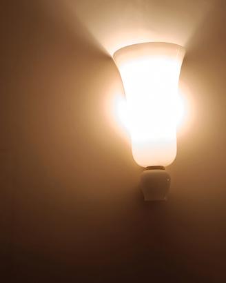 Coppia di applique Venini Anni Trenta Luce colore 
