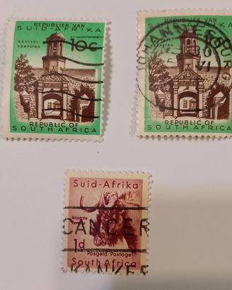 Francobolli Storici di SudAfrica e USA