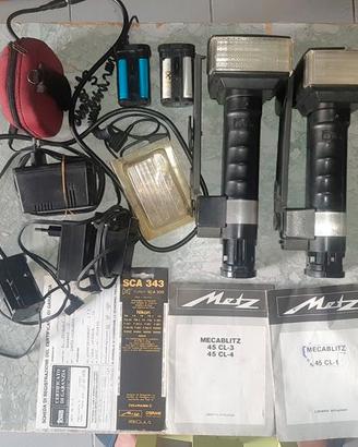 2 Flash Metz 45 CL 3 + 45 CL 1 +accessori