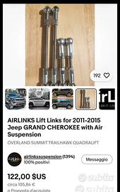 Kit rialzo/Lift kit  jeep grand cherokee