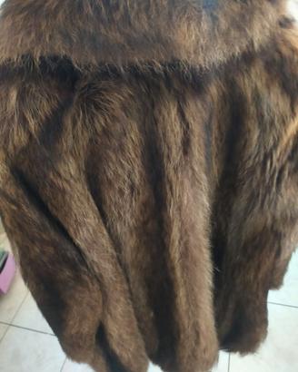 Pelliccia sartoriale in vera marmotta