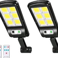 LAMPIONE SOLARE LED PANNELLO 2 PEZZI FARO