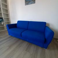 Divano letto blu
