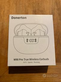 Auricolari Bluetooth Donerton W90 NUOVI sigillati