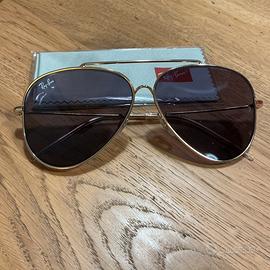 Occhiali Ray-Ban Aviator originali nuovi