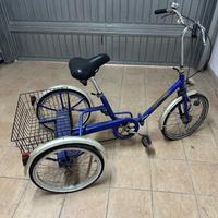 Triciclo uomo Doniselli completamente pieghevole.