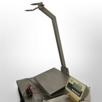 Bilico aereo carni con ganci e piatto ribaltabile