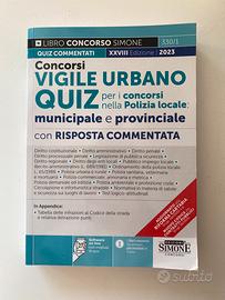 Concorsi Simone vigile urbano quiz XXVIII edizione