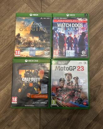 Giochi xbox one/s/series x