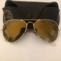 Occhiale RayBan vintage dorato