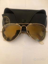Occhiale RayBan vintage dorato