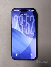 iPhone 16 Pro – 256 GB – Nero, Stato Batteria: 90%