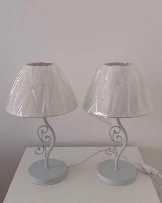 Coppia di Lampade da Comodino (Abat-jour)