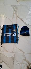 borsa sacca zaino e cappello inter