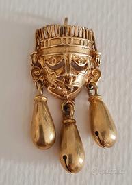 Ciondolo vintage tribale azteco