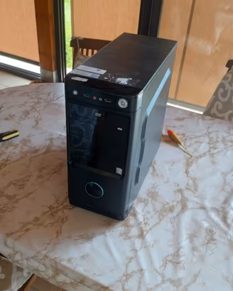 Case PC ATX Mid Tower + Alimentatore HP 300W DVD