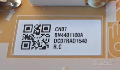 scheda alimentatore smart tv samsung