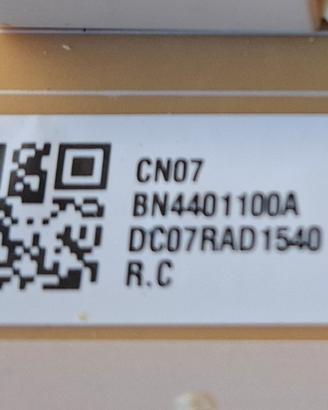 scheda alimentatore smart tv samsung