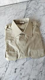 camicia militare originale con maniche lunghe 