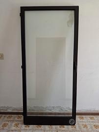 porta in alluminio nero