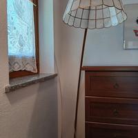 lampada da terra ad arco in acciaio