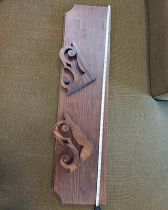 Mensola e reggimensola in vero legno