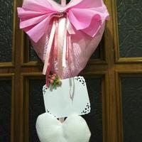 Fiocco nascita rosa bimba