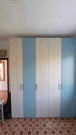 Cameretta  Letto Contenitore + Armadio 5 ante