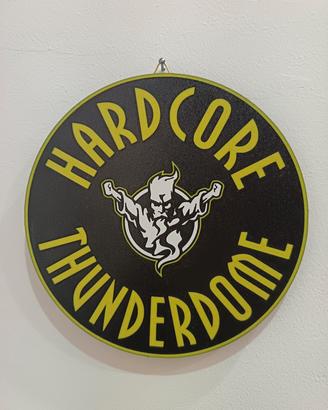 Logo Thunderdome Hardcore, stile gabber, Arredo 