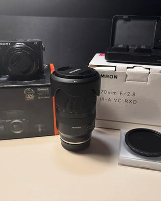 Sony a6400 + Tamron 17-70 f/2.8 +accessori