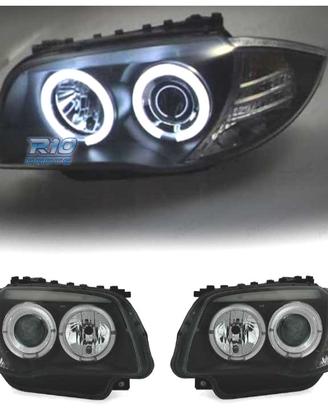 FARI BMW E81 E87 E82 E88 ANGEL EYES SFONDO NERO