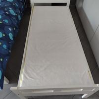 LETTINO IKEA KRITTER  con materasso e 2 lenzuoli