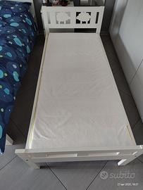 LETTINO IKEA KRITTER  con materasso e 2 lenzuoli