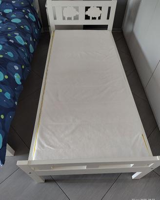 LETTINO IKEA KRITTER  con materasso e 2 lenzuoli