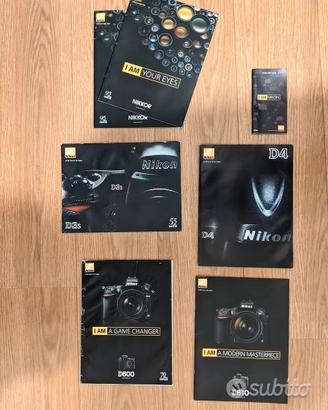 Cataloghi Nikon e Fuji + riviste " Fotografi "