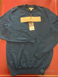 Pullover uomo Burberry brit taglia S blu