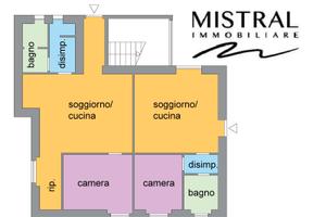 Bancali singola con patio esterno