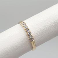 COD.1190A.25 ANELLO ORO GIALLO 18K 750 DIAMANTI