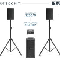 Impianto Professionale Vegas 8CX KIT